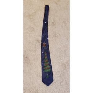 Christmas Holiday Christmas Tree Musical Necktie Silent Night Oval Shapes Works